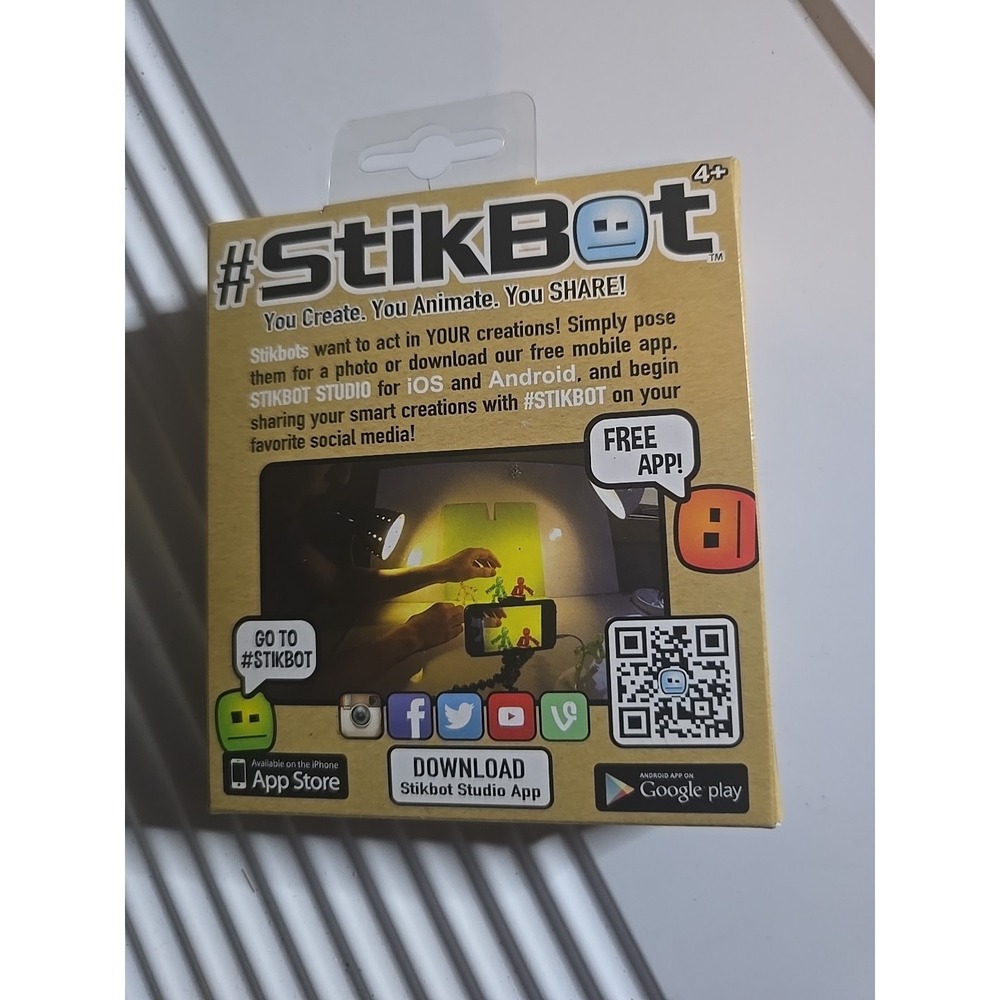 Stikbot Clear and Red Translucent Red String Action Figure Create Animation - Picture 3 of 4
